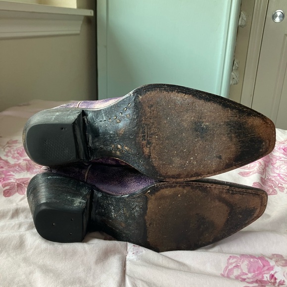 Corral ALL LEATHER Western boot💜 Made in USA - Picture 6 of 10